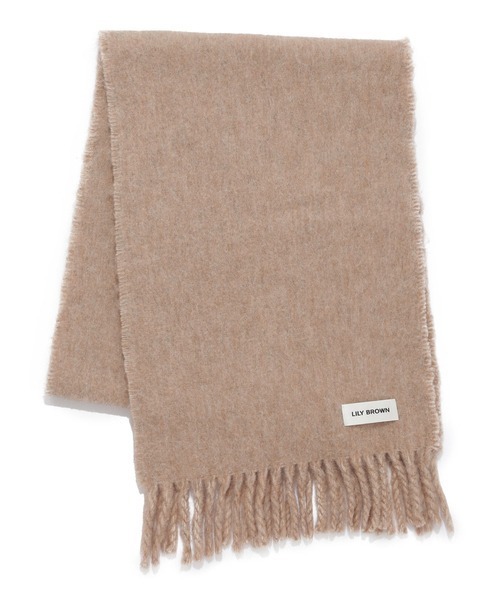 LILY BROWN(リリーブラウン)の「ウールブレンドブークレーストール(ストール/ショール・レディース・ベージュ/アイボリー/ブルー・FREE)」の10枚目の写真