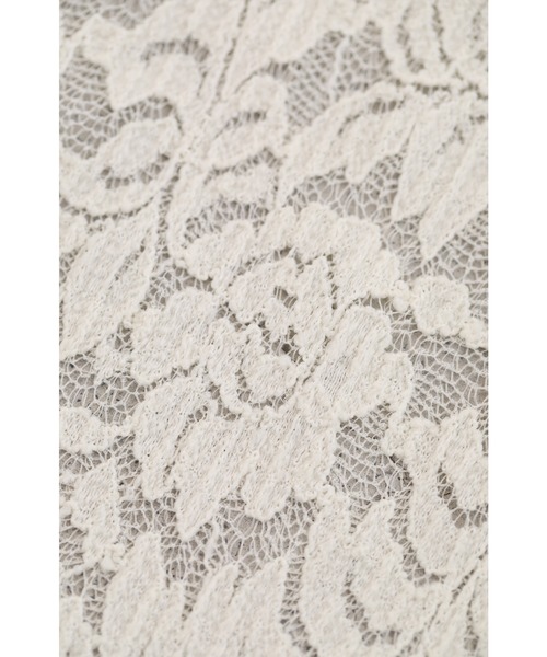 cawaii（カワイイ）の「抜け感が出せる　レース重ね着シアーインナートップス（Tシャツ/カットソー・レディース・ホワイト/ブラック・M/L/XL）」の10枚目の写真