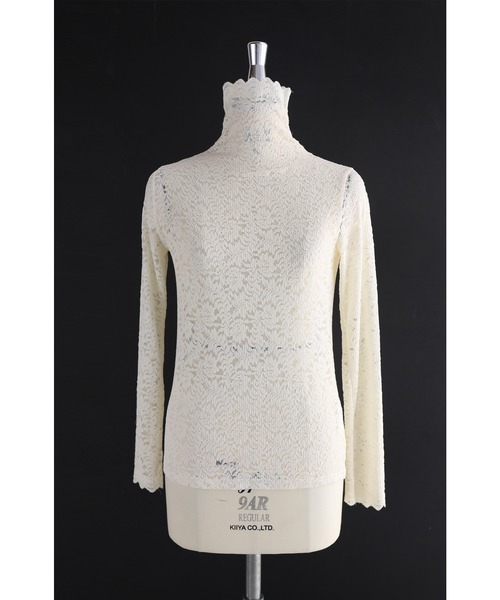 cawaii（カワイイ）の「抜け感が出せる　レース重ね着シアーインナートップス（Tシャツ/カットソー・レディース・ホワイト/ブラック・M/L/XL）」の13枚目の写真