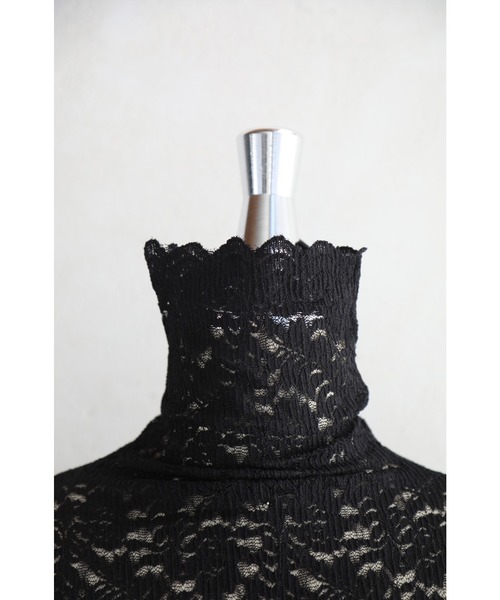 cawaii（カワイイ）の「抜け感が出せる　レース重ね着シアーインナートップス（Tシャツ/カットソー・レディース・ホワイト/ブラック・M/L/XL）」の18枚目の写真