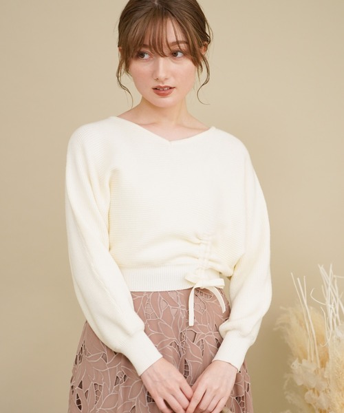 Noela（ノエラ）の「サイドリボンニットセット（ワンピース）」 WEAR