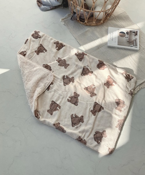 AS KNOW AS plus（アズノゥアズプラス）の「ふわふわアニマルひざ掛け ブランケット（ブランケット・レディース・ベージュ/ネイビー/ベージュ系/ピンク系/ピンク/グレー/アイボリー/ライトベージュ/グレー系/ダークグレー/ミント/ブルー/ネイビー系/グレー系1/ネイビー系1/ブルー系/ベージュ系1/グレー系2・FREE）」の21枚目の写真