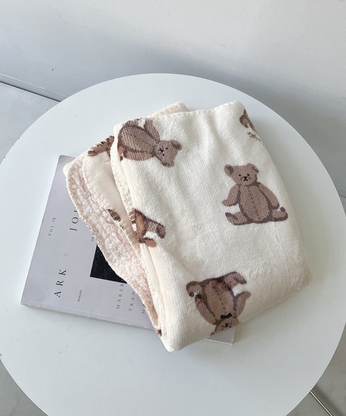 ふわふわアニマルひざ掛け ブランケット（ブランケット）｜AS KNOW AS