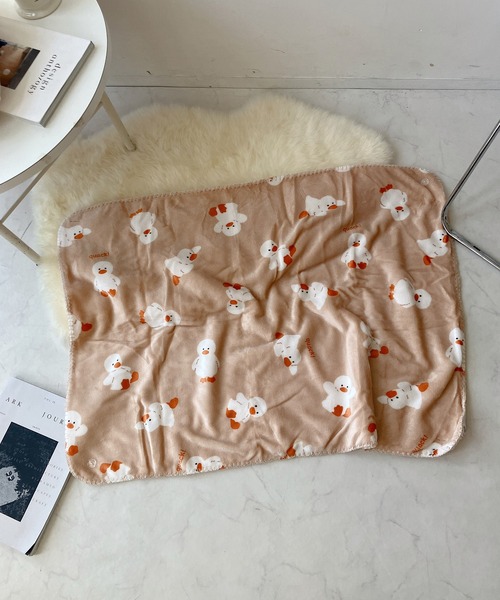 ふわふわアニマルひざ掛け ブランケット（ブランケット）｜AS