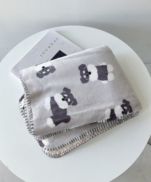 アニマル　ブランケット Port ブランケット 「 / ポート 」 犬のかたち アニマル