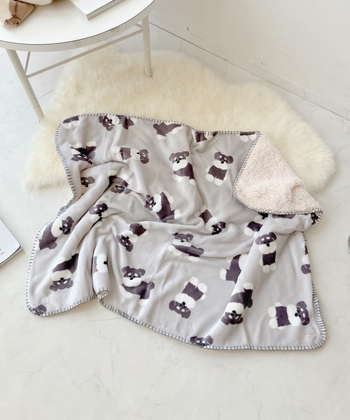 ふわふわアニマルひざ掛け ブランケット（ブランケット）｜AS KNOW AS