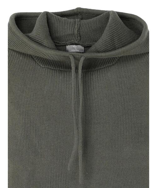 KBF（ケイビーエフ）の「KBF フーディーベスト（ベスト・レディース・ダークグリーン/ベージュ・FREE）」の20枚目の写真