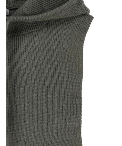 KBF（ケイビーエフ）の「KBF フーディーベスト（ベスト・レディース・ダークグリーン/ベージュ・FREE）」の21枚目の写真