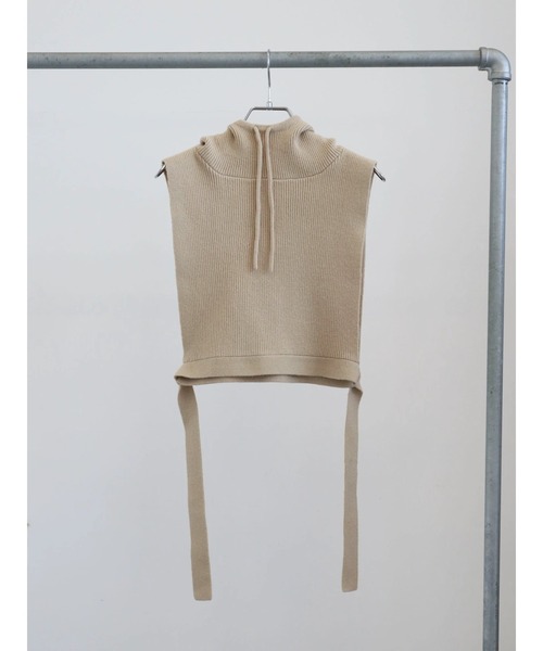 KBF（ケイビーエフ）の「KBF フーディーベスト（ベスト・レディース・ダークグリーン/ベージュ・FREE）」の14枚目の写真