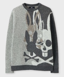 Psycho Bunny - coco 中古 サイコバニー Psycho Bunny メンズ セーター L アイボリー クルーネック ケーブル編み Psycho Bunny - coco 中古 サイコバニー Psycho Bunny メンズ
