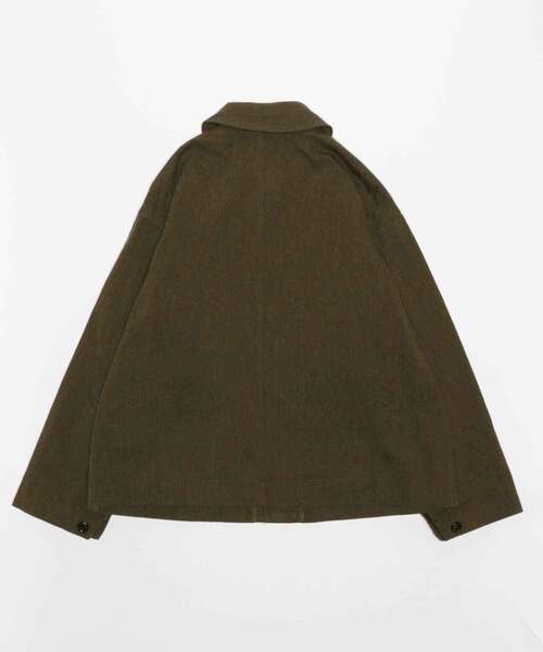 Malle（マル）の「Ｍalle アーミーウール　ワークジャケット（その他アウター・レディース・カーキ・FREE）」の19枚目の写真