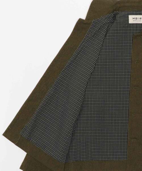Malle（マル）の「Ｍalle アーミーウール　ワークジャケット（その他アウター・レディース・カーキ・FREE）」の9枚目の写真