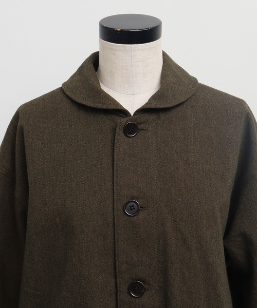 Malle（マル）の「Ｍalle アーミーウール　ワークジャケット（その他アウター・レディース・カーキ・FREE）」の18枚目の写真