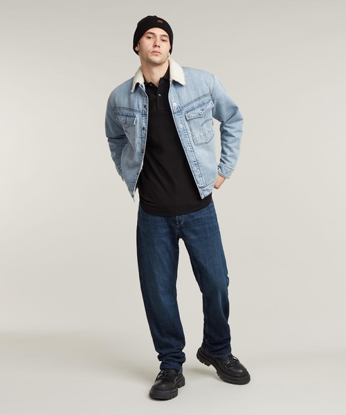 G-STAR(ジースター)の「DUNDA SLIM POLO/ベーシックデザインワンポイントロゴポロシャツ(ポロシャツ・メンズ・ネイビー/ホワイト/ダークブラック・SMALL/MEDIUM/LARGE/X-LARGE/X-SMALL)」の15枚目の写真