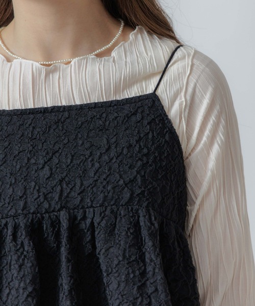 flower（フラワー）の「アイシービスチェ（ベスト・レディース・アイボリー/ブラック・FREE）」の5枚目の写真