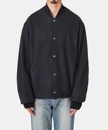 URU（ウル）の「URU / ウル：【ONLY ARK】別注 WOOL PONCH - STADIUM JACKET：22FWP04EX[COR]（ブルゾン）」