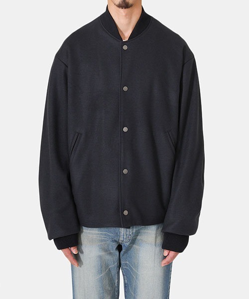 別注 WOOL PONCH - STADIUM JACKET 美品 uru 別注 WOOL PONCH STADIUM