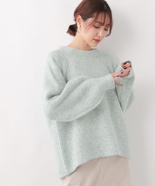 GLOBAL WORK(グローバルワーク)の「フワフワHug meアゼプルオーバー/295862(ニット/セーター・レディース・ブルー/オレンジ系その他6/キャメル/グリーン系その他3/ブラウン系その他6・MEDIUM/LARGE)」の15枚目の写真