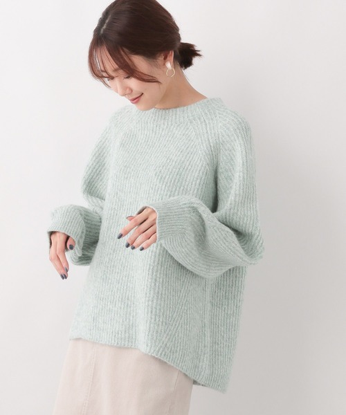 GLOBAL WORK(グローバルワーク)の「フワフワHug meアゼプルオーバー/295862(ニット/セーター・レディース・ブルー/オレンジ系その他6/キャメル/グリーン系その他3/ブラウン系その他6・MEDIUM/LARGE)」の17枚目の写真