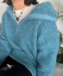 kutir | ミックスカラーハーフジップニット(ニット/セーター)