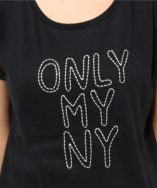 CIAOPANIC(チャオパニック)の「【Ciaopanic】 刺繍ロゴTee(Tシャツ/カットソー・レディース・ホワイト/ブラック・FREE)」の9枚目の写真