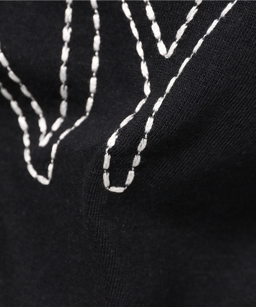 CIAOPANIC(チャオパニック)の「【Ciaopanic】 刺繍ロゴTee(Tシャツ/カットソー・レディース・ホワイト/ブラック・FREE)」の10枚目の写真