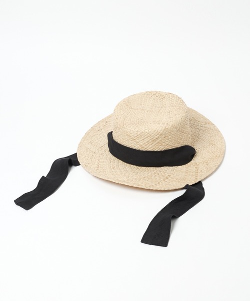 mysty woman(ミスティウーマン)の「ラフィアカンカン帽 186667(ハット・レディース・ブラウン/ベージュ・FREE)」の20枚目の写真
