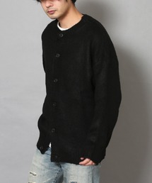 CERCA（チェルカ）の「bling leads/モヘアタッチクルー/N BIGカーデ（カーディガン/ボレロ）」