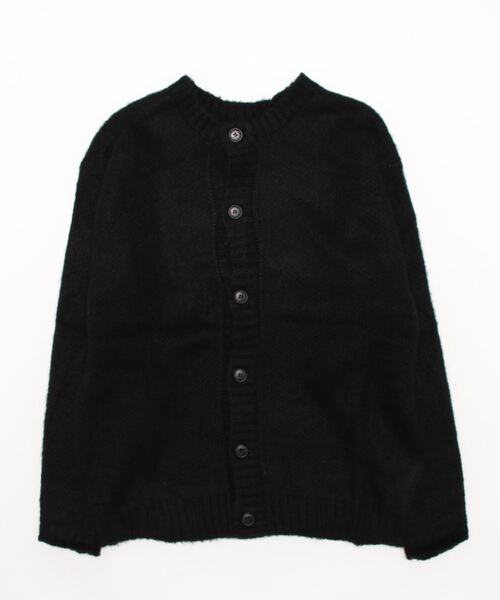 CERCA（チェルカ）の「bling leads/モヘアタッチクルー/N BIGカーデ（カーディガン/ボレロ・メンズ・マスタード/ライトグレー/グリーン/ブラック・MEDIUM/X-LARGE/LARGE）」の5枚目の写真