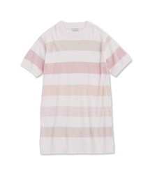 gelato pique（ジェラートピケ）の「【JUNIOR】【ONLINE限定】スムーズィー5ボーダーワンピース（ルームワンピース・キッズ）」
