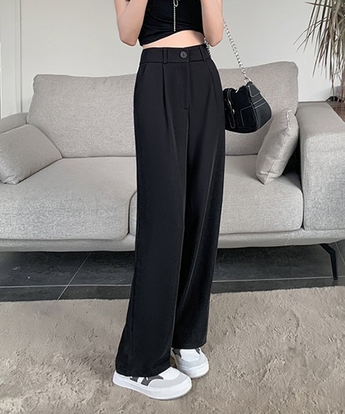 urge：（アージコロン ）の「【URGE：】ハイウエストストレートパンツ（スラックス・レディース・ブラック/ミント/ホワイト・LARGE/X-LARGE/MEDIUM/SMALL）」の12枚目の写真