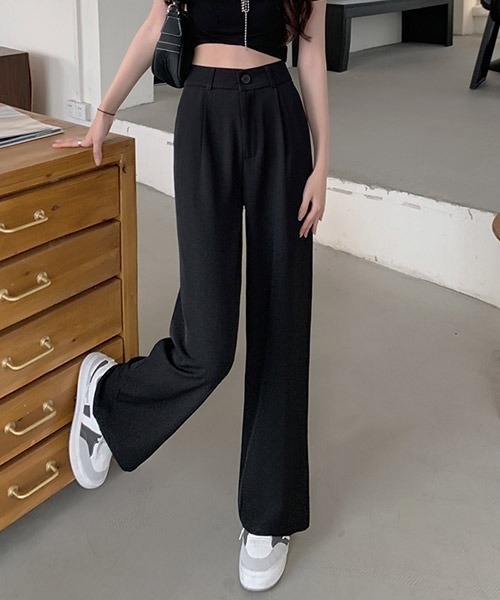 urge：（アージコロン ）の「【URGE：】ハイウエストストレートパンツ（スラックス・レディース・ブラック/ミント/ホワイト・LARGE/X-LARGE/MEDIUM/SMALL）」の14枚目の写真