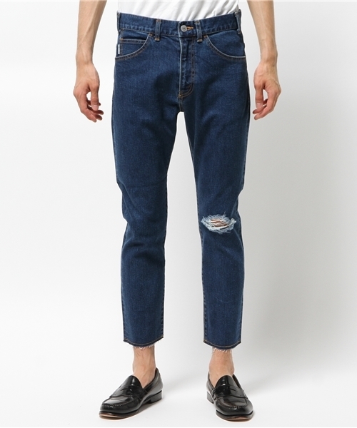 And A（アンドエー）の「5PK ANKLE SKINNY（デニムパンツ・メンズ・ブラック/インディゴブルー/サックスブルー・42/40）」の6枚目の写真