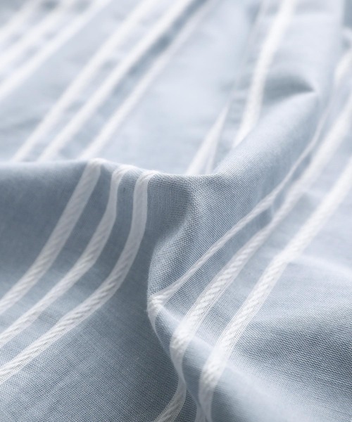 somari imagination（ソマリ イマジネーション）の「『花柄刺繍ボリューム袖シャツブラウス』（シャツ/ブラウス・レディース・サックスブルー/ホワイト・1/2）」の17枚目の写真