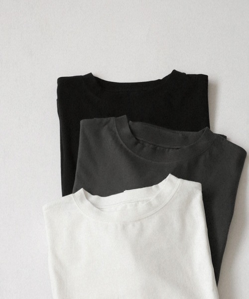 antiqua（アンティカ）の「異素材切り替えＴシャツ（Tシャツ/カットソー・レディース・ブラック/ホワイト/スミクロ・FREE）」の20枚目の写真