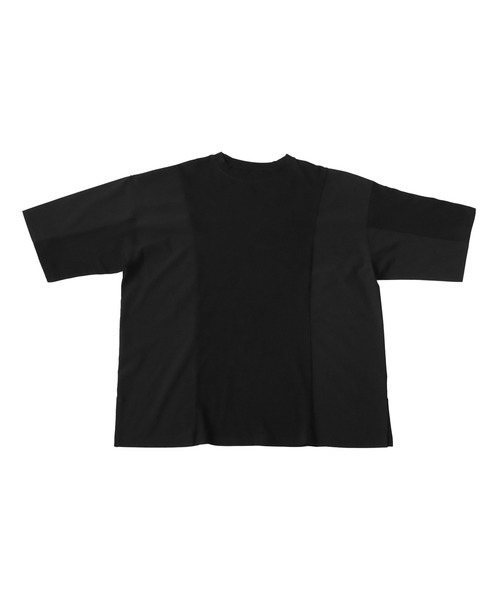 新品 半袖Tシャツ 異素材 90 異素材切り替えTシャツ（Tシャツ/カットソー）｜antiqua