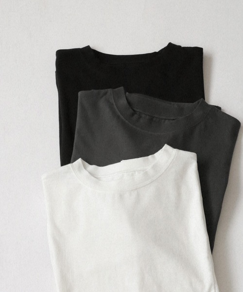 antiqua（アンティカ）の「異素材切り替えＴシャツ（Tシャツ/カットソー・レディース・ブラック/ホワイト/スミクロ・FREE）」の21枚目の写真