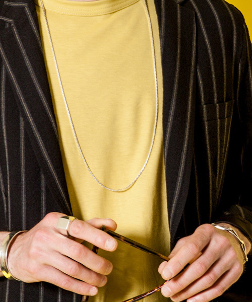 UNITED TOKYO（ユナイテッドトウキョウ）の「ロングシルバーチェーンネックレス（ネックレス・メンズ・シルバー・FREE）」の11枚目の写真