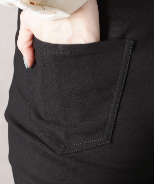 NAVY(ネイビー)の「Magic Legs パーフェクトレッグス 無地ストレッチスキニーパンツ(その他パンツ・レディース・ブラック・S/M/L/XL)」の9枚目の写真
