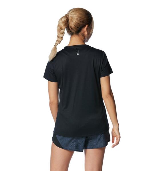 UNDER ARMOUR（アンダーアーマー）の「UAスピードストライド ショートスリーブTシャツ 〈グラフィック〉（ランニング/レディース）（Tシャツ/カットソー・レディース・ブラック・S/XL/M/L）」の2枚目の写真