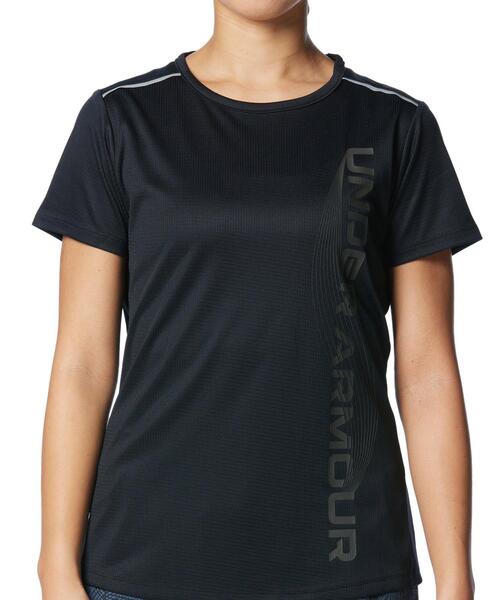 UNDER ARMOUR（アンダーアーマー）の「UAスピードストライド ショートスリーブTシャツ 〈グラフィック〉（ランニング/レディース）（Tシャツ/カットソー・レディース・ブラック・S/XL/M/L）」の4枚目の写真