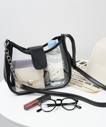 WEGO | WEGO/チェーンMIXクリアショルダーバッグ(ショルダーバッグ)