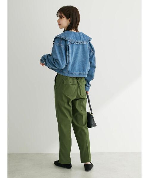 ELENCARE DUE（エレンカーレデュエ）の「・ELENCARE　DUE　ベイカーパンツ（その他パンツ・レディース・ライトベージュ/ブラック/カーキ・FREE）」の5枚目の写真