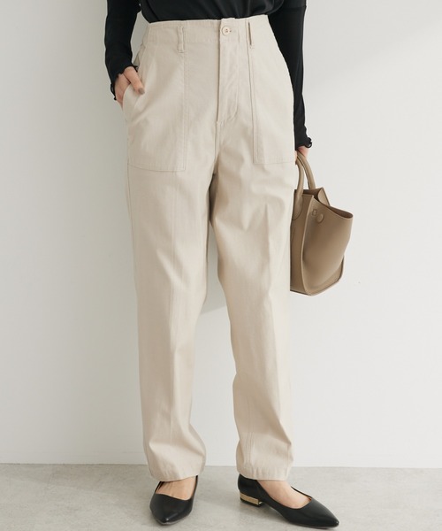 ELENCARE DUE（エレンカーレデュエ）の「・ELENCARE　DUE　ベイカーパンツ（その他パンツ・レディース・ライトベージュ/ブラック/カーキ・FREE）」の2枚目の写真