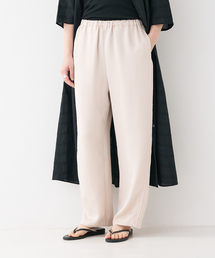 collex | ＜手洗い可能＞リラックスサテンパンツ(その他パンツ)