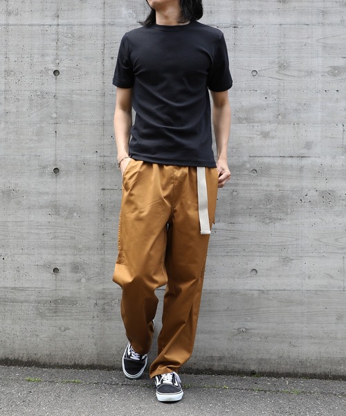 HANES(ヘインズ)の「【Hanes】BEEFY リブクルーネックTシャツ HM1-R103/HM1-F101(Tシャツ/カットソー・メンズ・ホワイト/ブラック・M/L/XL/S)」の14枚目の写真
