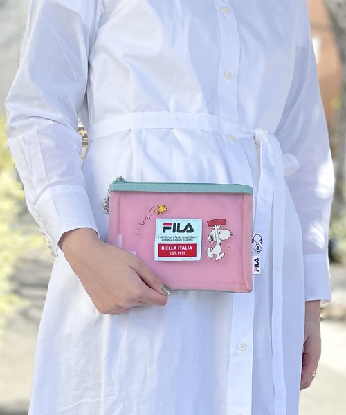 【FILA/フィラ ×PEANUTS/ピーナッツ】メッシュミニトートバッグ 2WAY