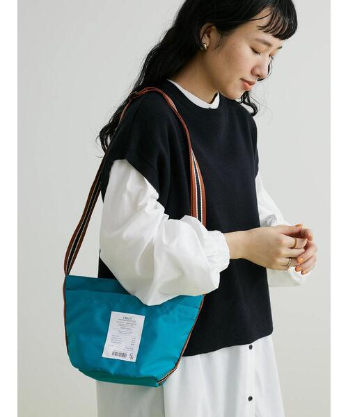 CRAFT STANDARD BOUTIQUE（クラフトスタンダードブティック）の「Receiptラインベルトショルダーバッグ（トートバッグ・レディース・ブルー/ブラック/グレイッシュベージュ・FREE）」の19枚目の写真