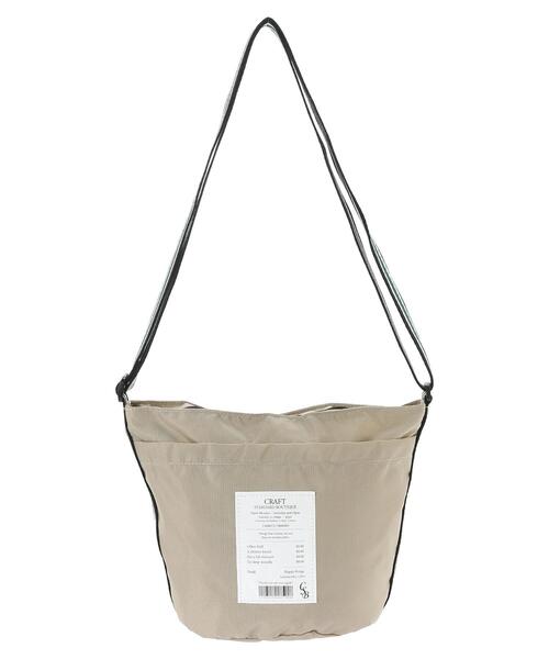 CRAFT STANDARD BOUTIQUE（クラフトスタンダードブティック）の「Receiptラインベルトショルダーバッグ（トートバッグ・レディース・ブルー/ブラック/グレイッシュベージュ・FREE）」の15枚目の写真