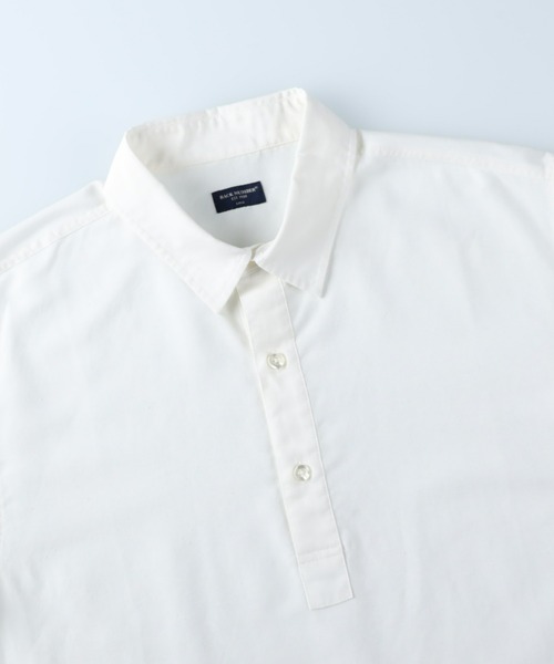 BACK NUMBER（バックナンバー）の「【BACK NUMBER】サラサラリネン混プルオーバー（シャツ/ブラウス・メンズ・ホワイト/ネイビー・XL/M/L）」の7枚目の写真